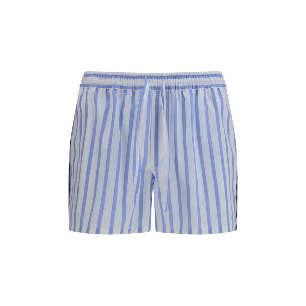 Dolce & Gabbana Blue Cotton Bermuda Shorts