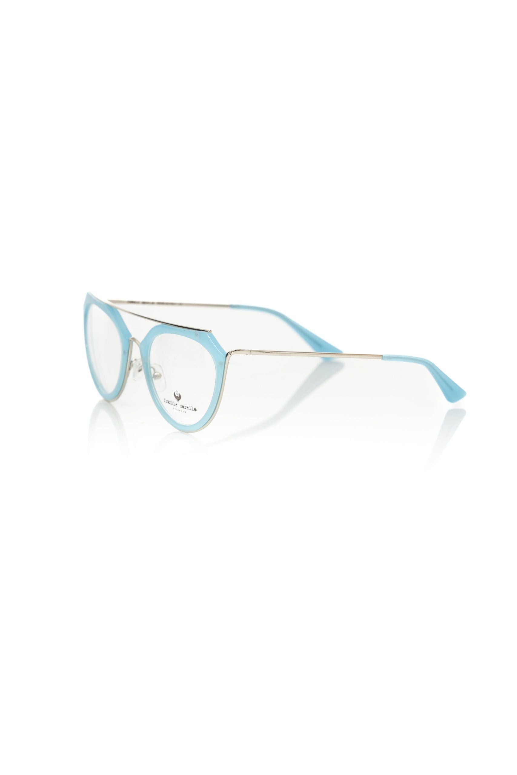 Frankie Morello Light Blue Metallic Women Frame