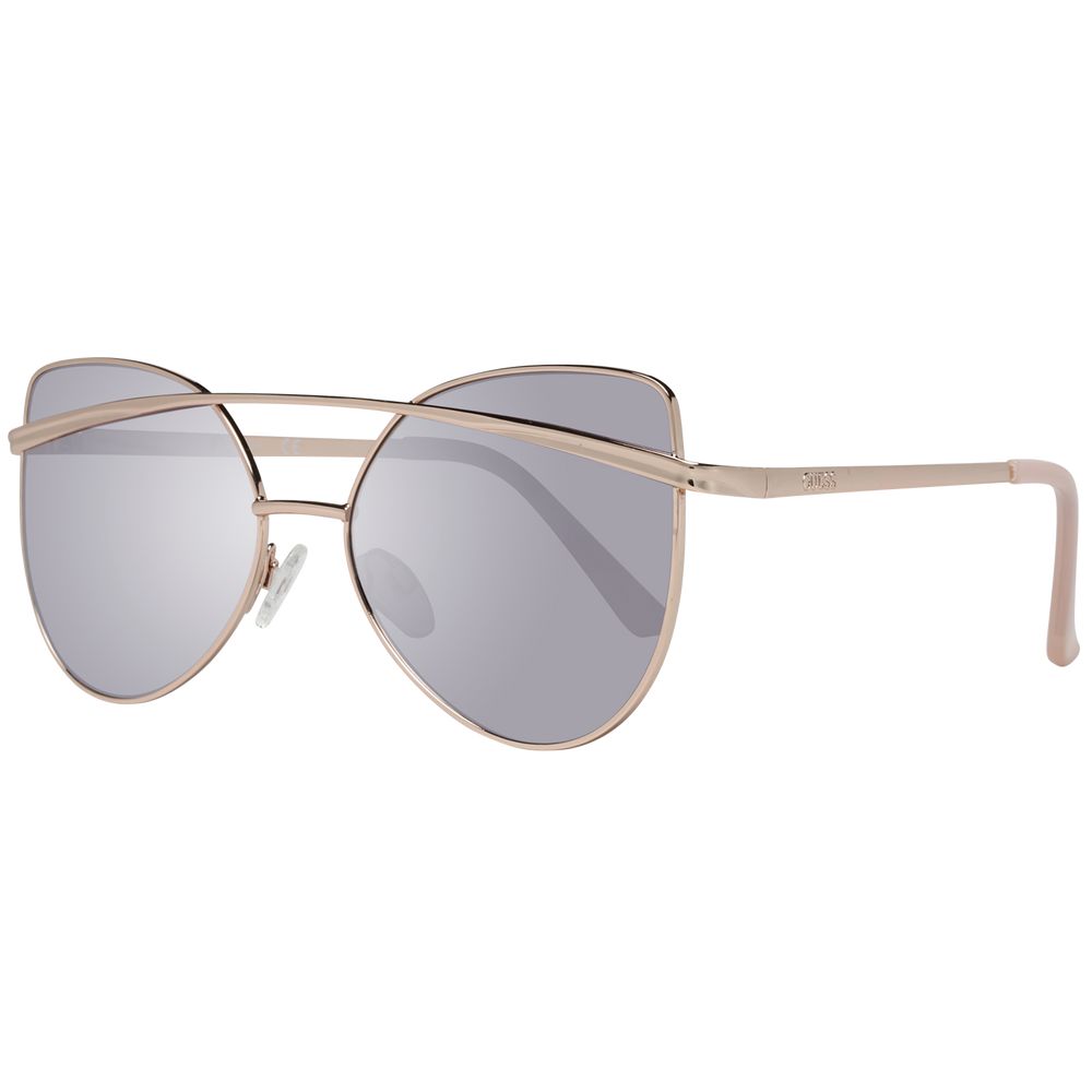 Guess Rose Gold Metal Sunglasses