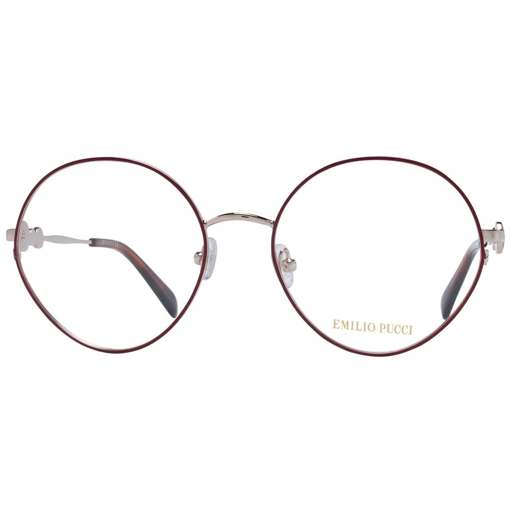 Emilio Pucci Red Metal Glasses (Frames)