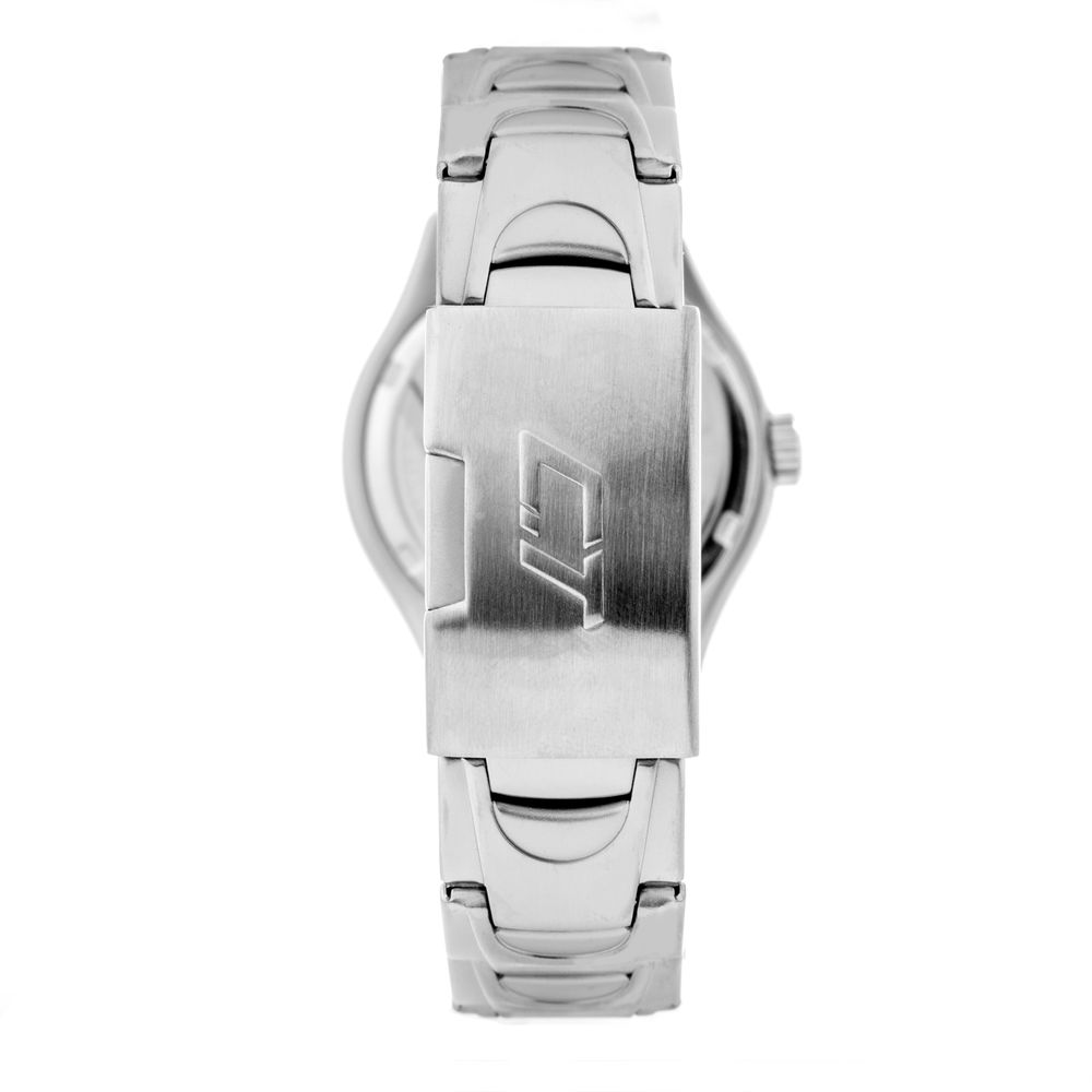 Chronotech Silver Stainless Steel Dress Watch