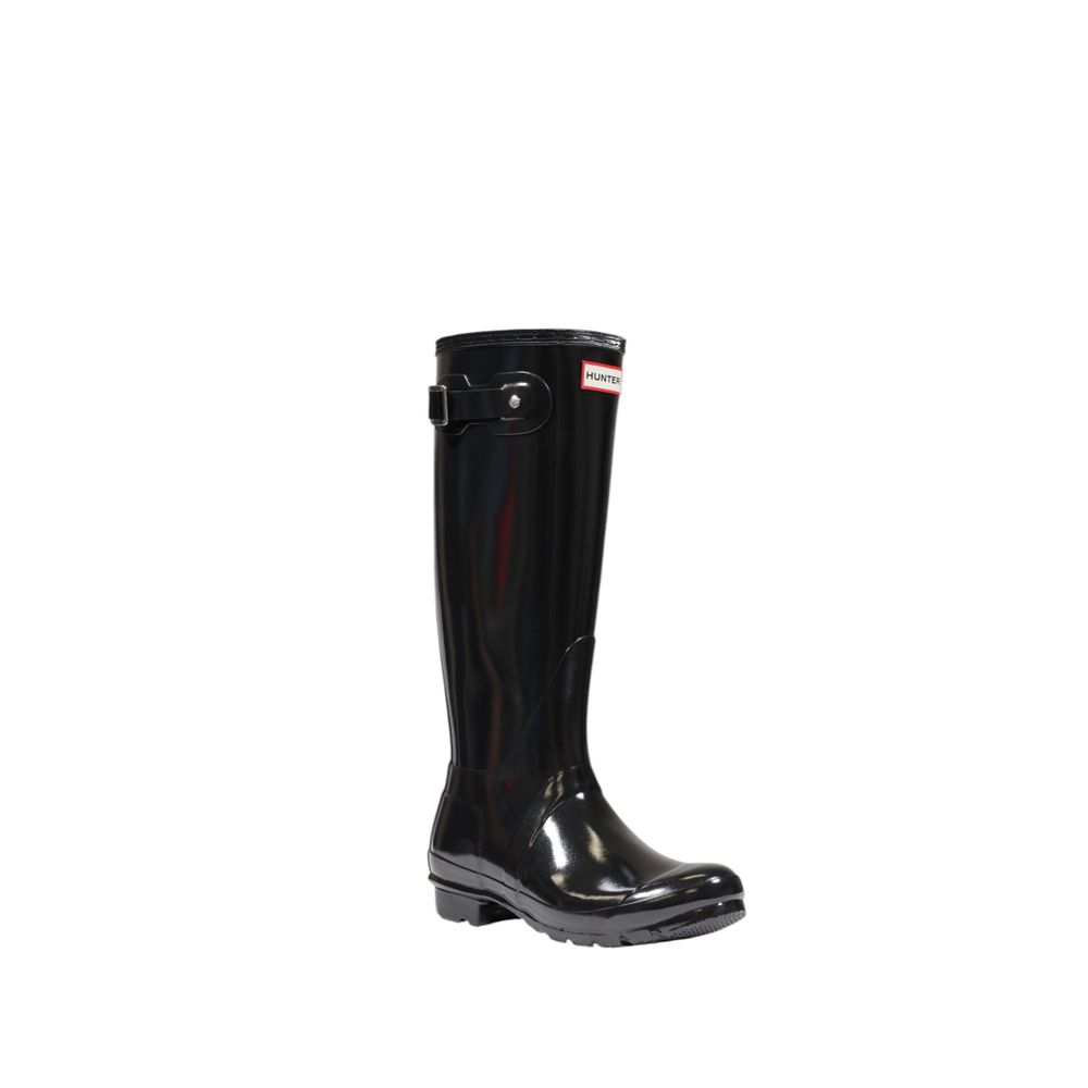 Hunter Black Recycled Polyester Ankle