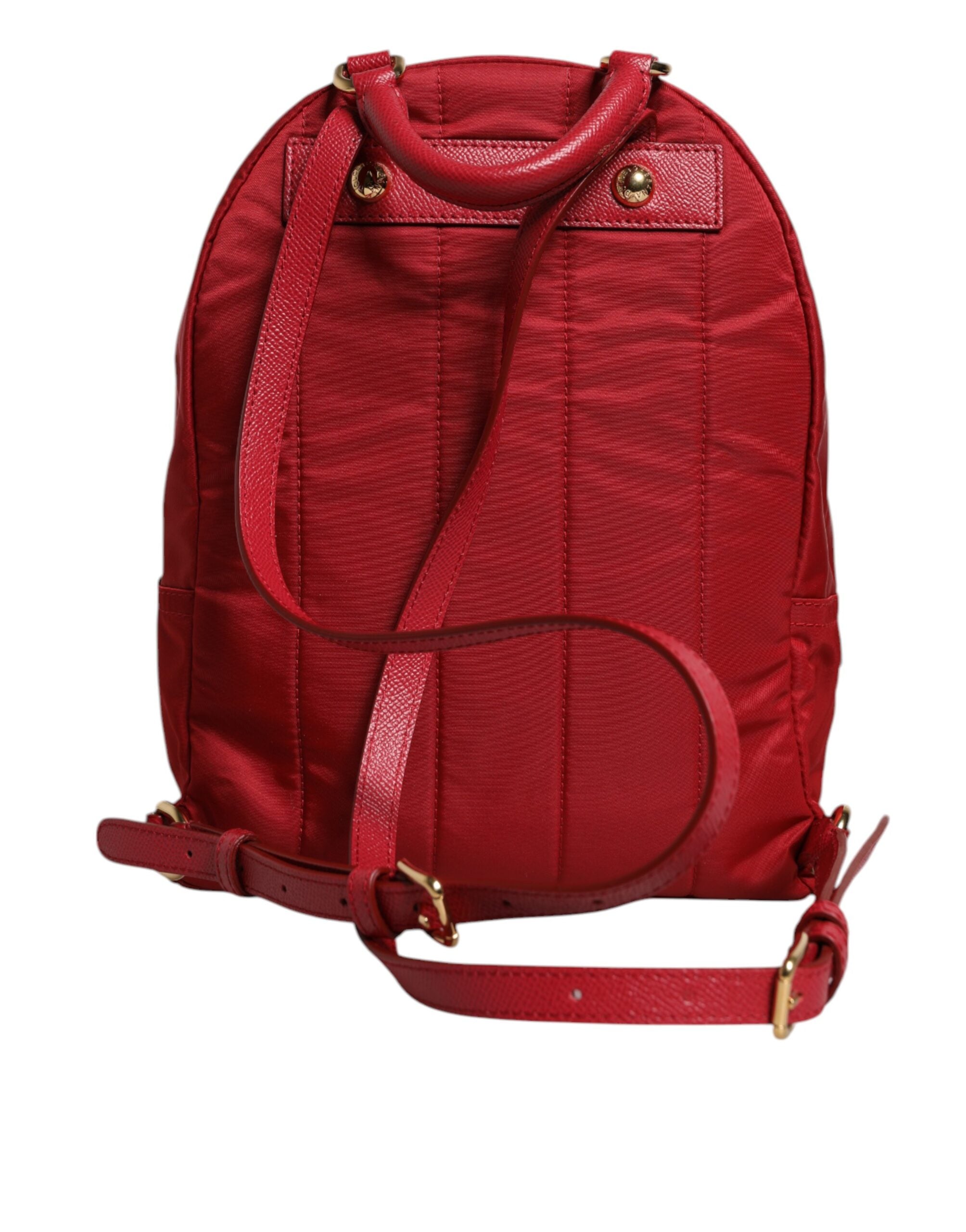 Dolce & Gabbana Red #DGFAMILY VULCANO Embellishment Backpack Bag