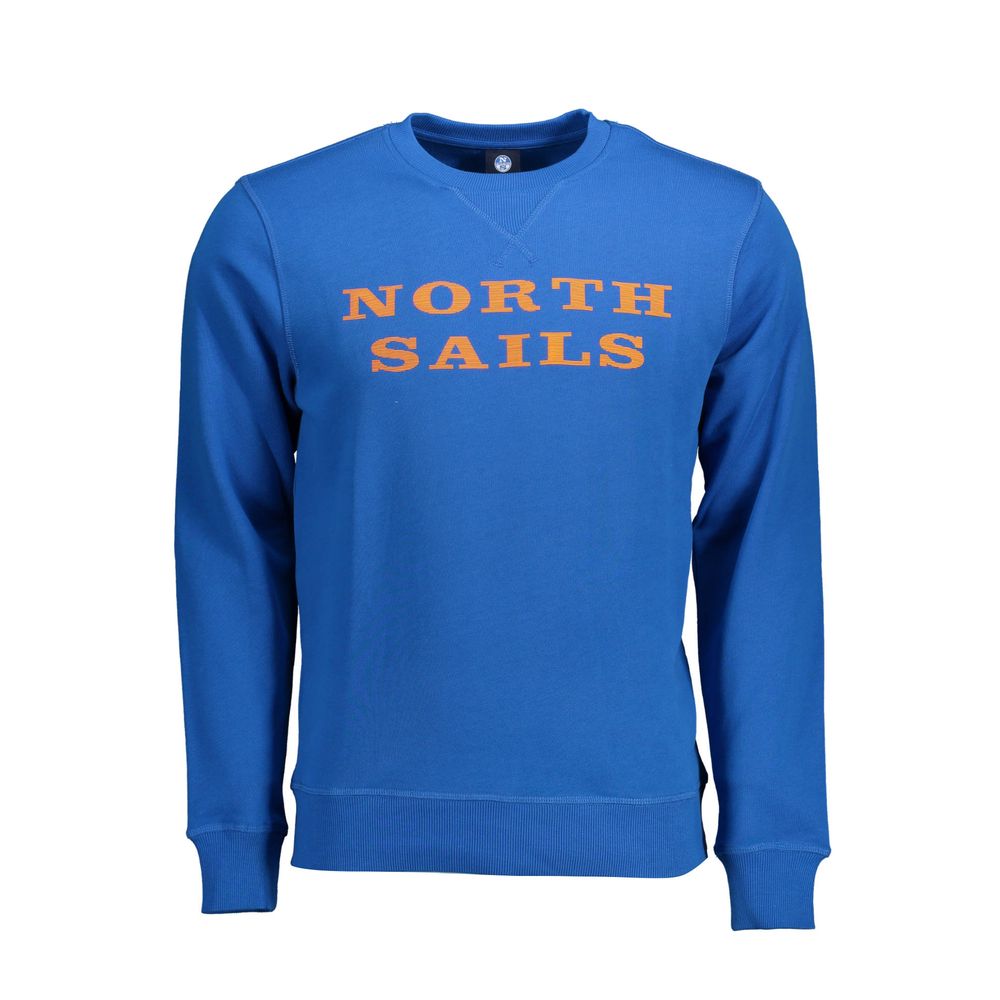 North Sails Blue Cotton Sweatshirt
