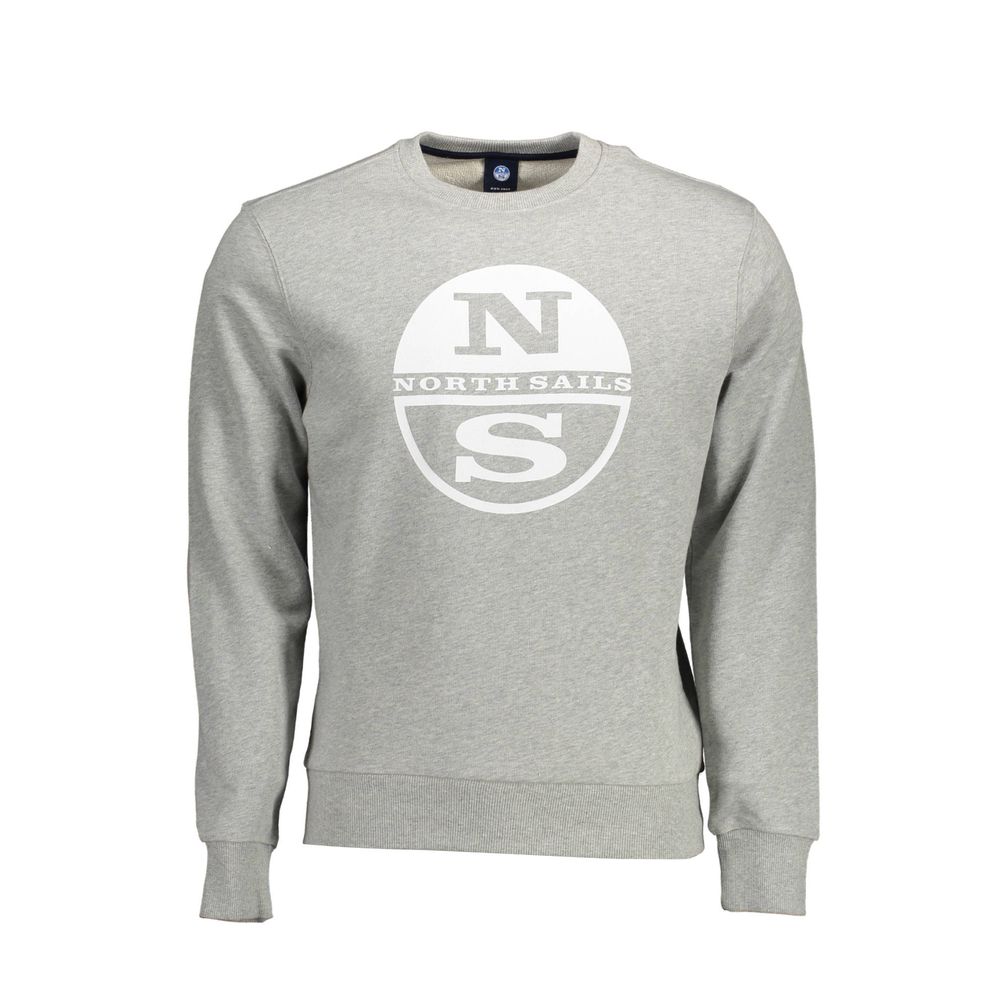 North Sails Gray Cotton Sweatshirt