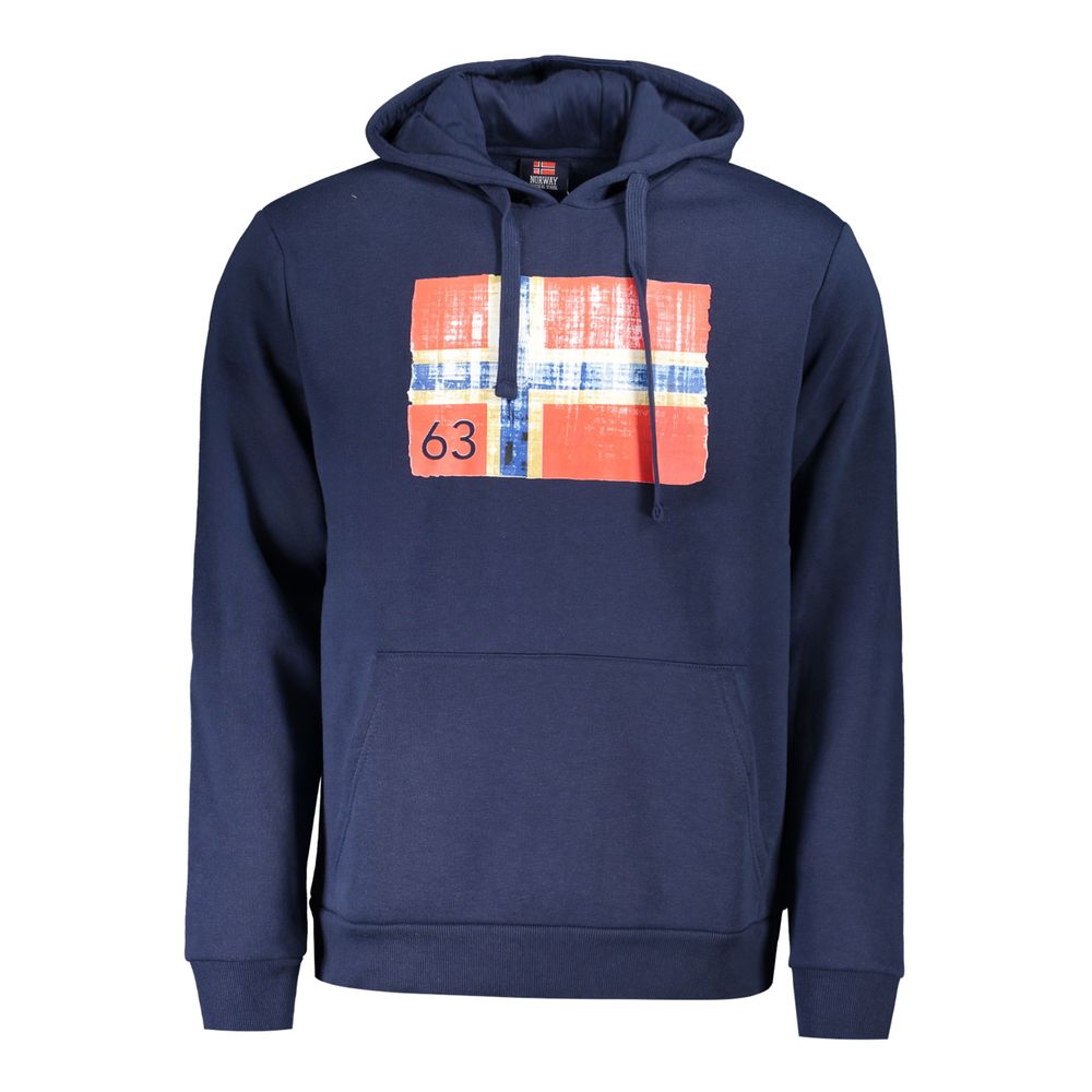 Norway 1963 Blue Cotton Men Sweater