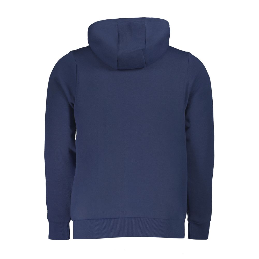 Norway 1963 Blue Cotton Men's Hooded Sweater