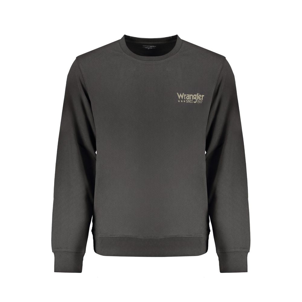 Wrangler Black Cotton Men Sweater
