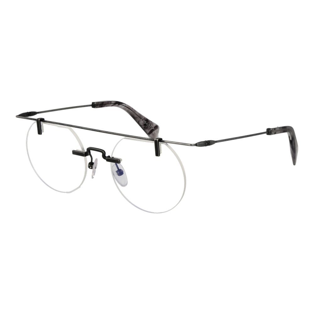 Yohji Yamamoto Gray Men Glasses Frame