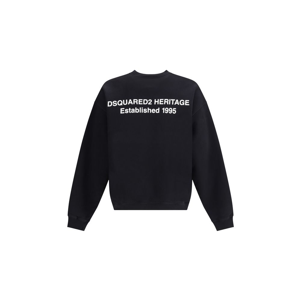 Dsquared² Black Cotton Sweatshirt