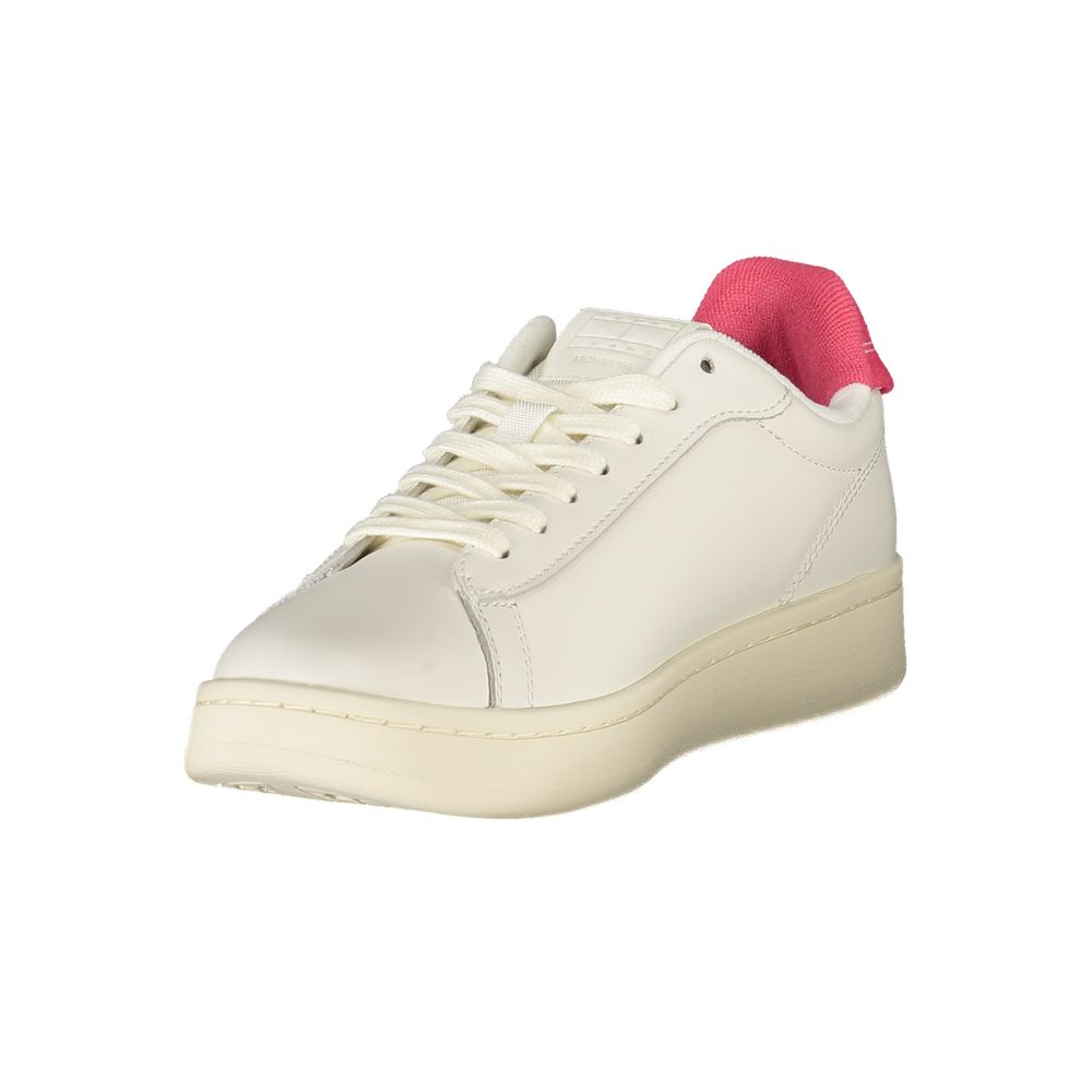 Tommy Hilfiger White Leather Women Sneaker