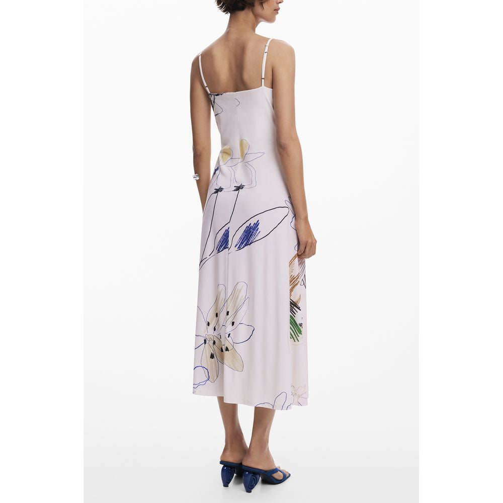 Desigual White Polyester Women Dress