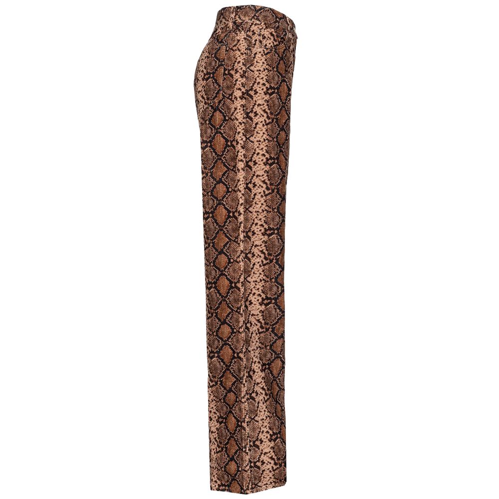PINKO Brown Cotton Women's Corduroy Pant