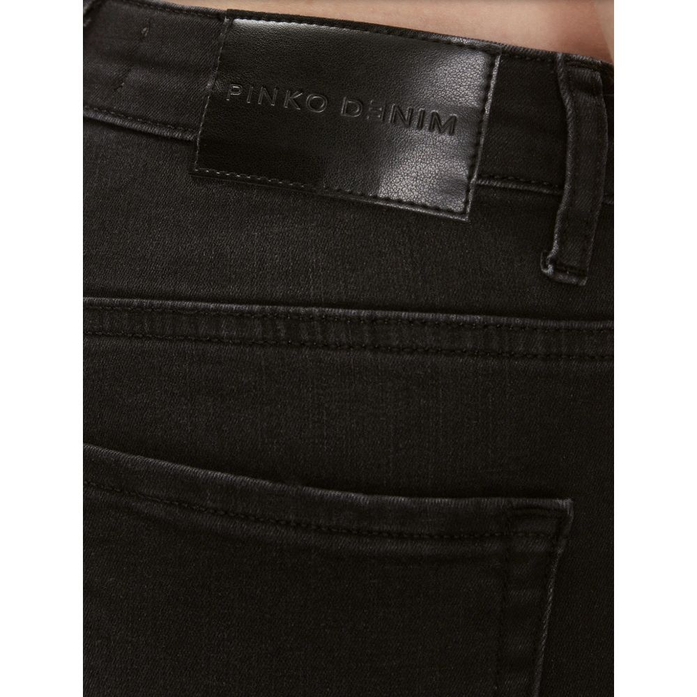 PINKO Black Cotton Women Jeans