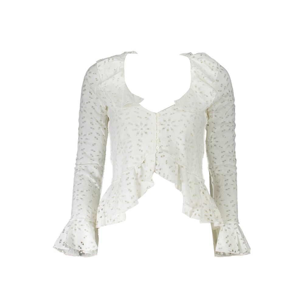 Desigual White Cotton Shirt