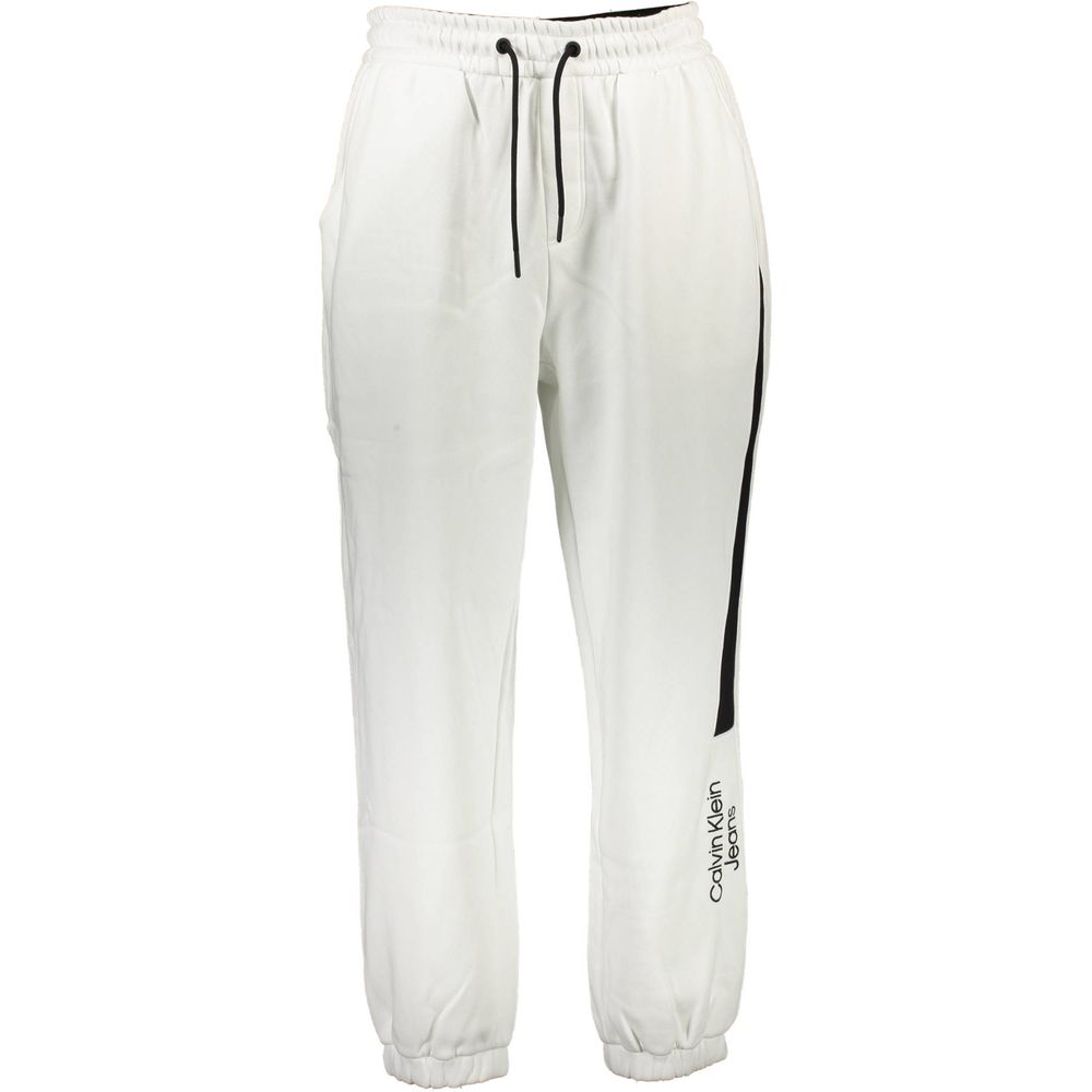 Calvin Klein White Cotton Pant