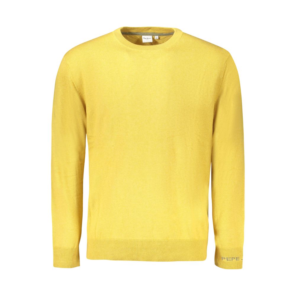 Pepe Jeans Yellow Cotton Sweater