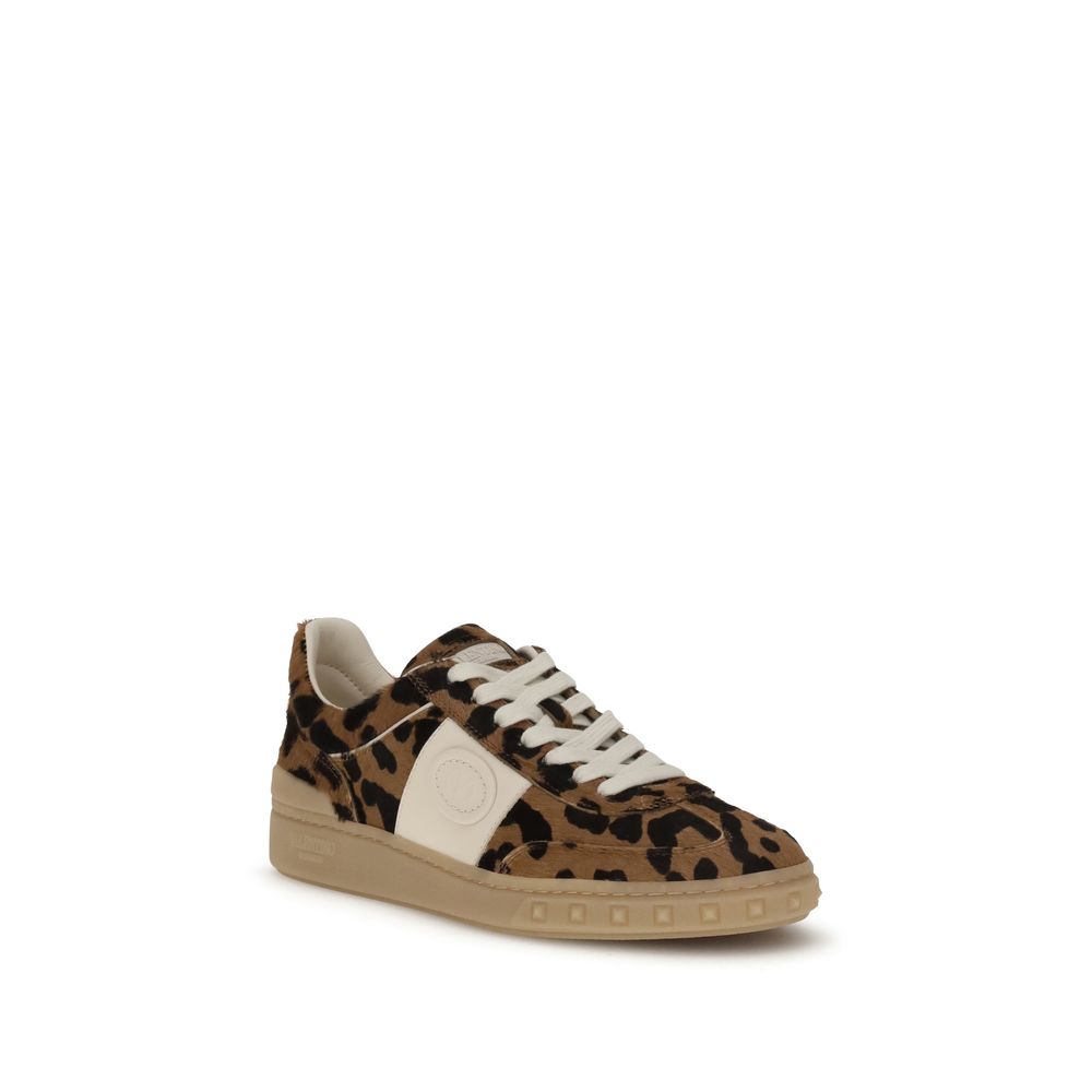 Valentino Garavani Multicolor Calf Leather Bos Taurus Low Top Sneakers