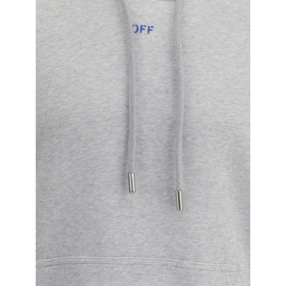 Off-White Gray Cotton Sweatshirt