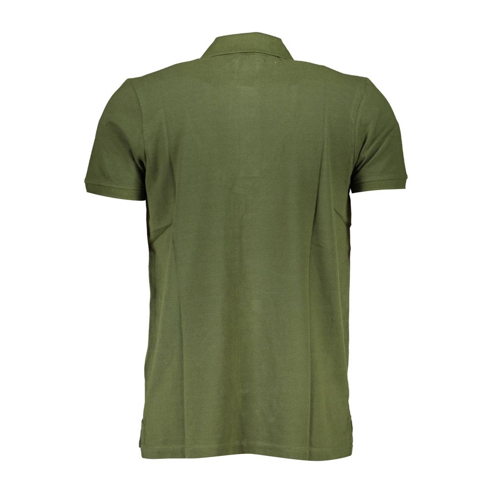 Gianmarco Venturi Green Cotton Polo Shirt