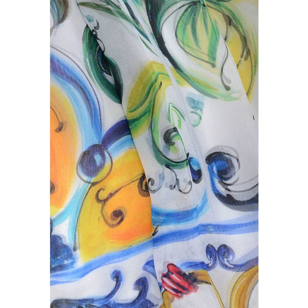 Dolce & Gabbana Silk Maiolica Dress