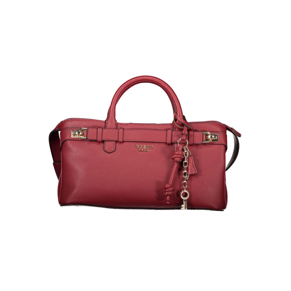 Guess Jeans Red Polyethylene Handbag