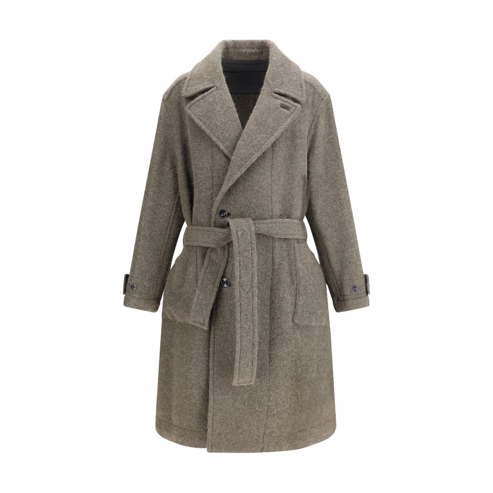 Lemaire Bicolor Wool Coat