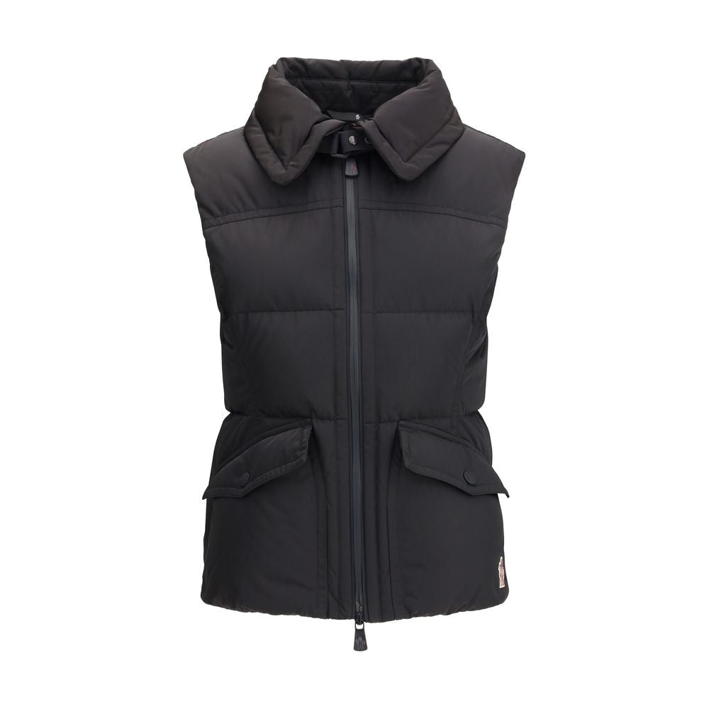 Moncler Grenoble Black Polyester Sleveless Jacket