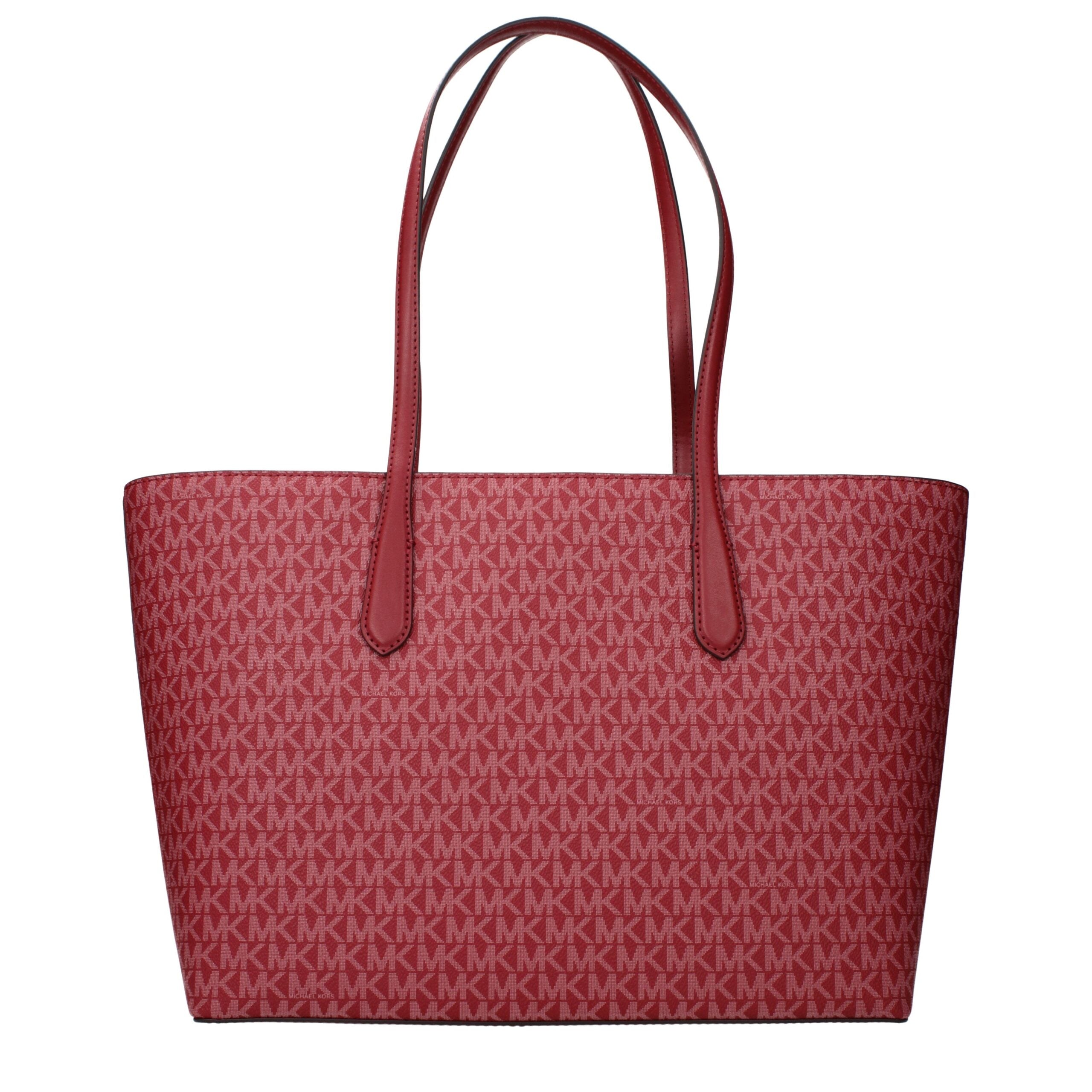 Michael Kors Red Fabric Shoulder Bag