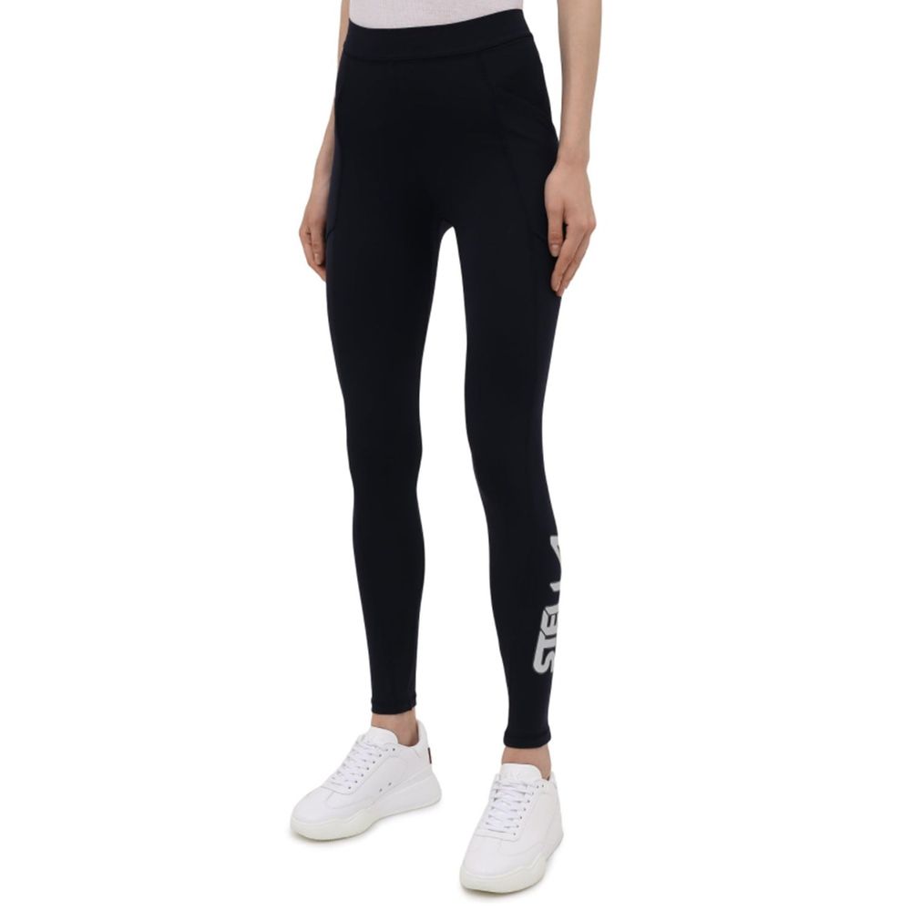 Stella McCartney Blue Polyamide Leggings