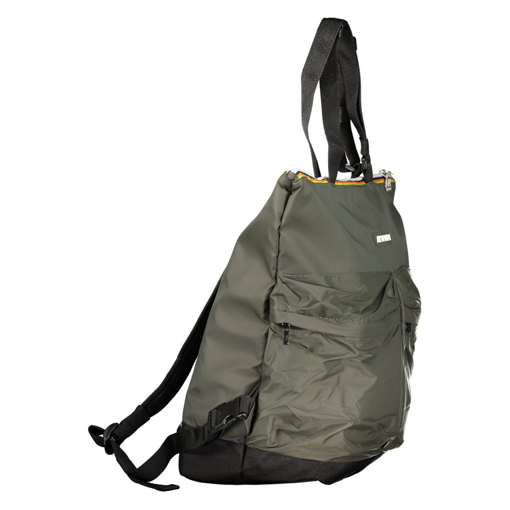 K-WAY Green Polyamide Unisex Backpack