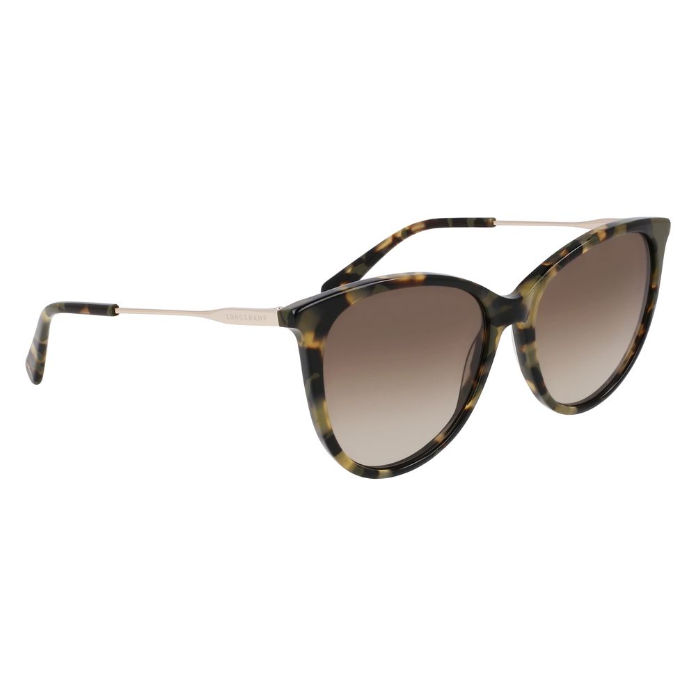 Longchamp Brown Acetate Sunglasses