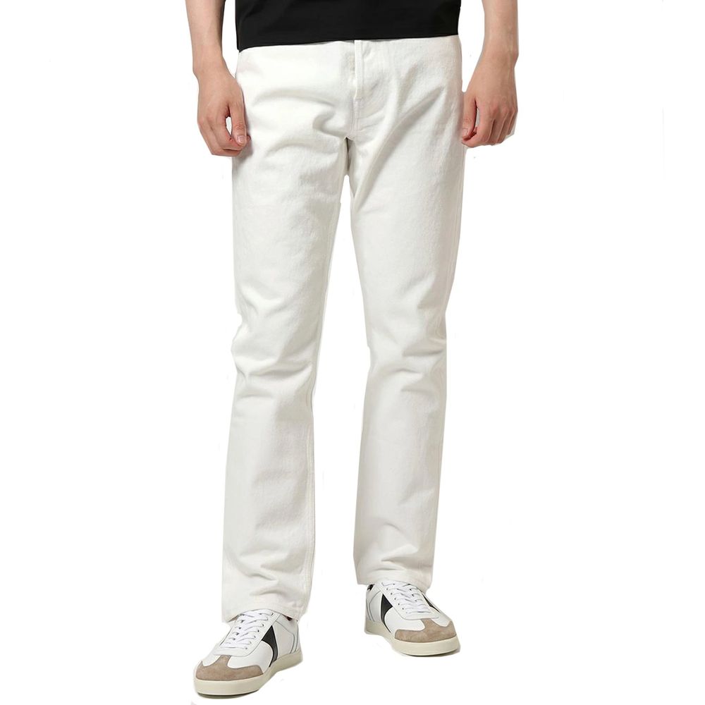 Celine White Cotton Jeans Denim