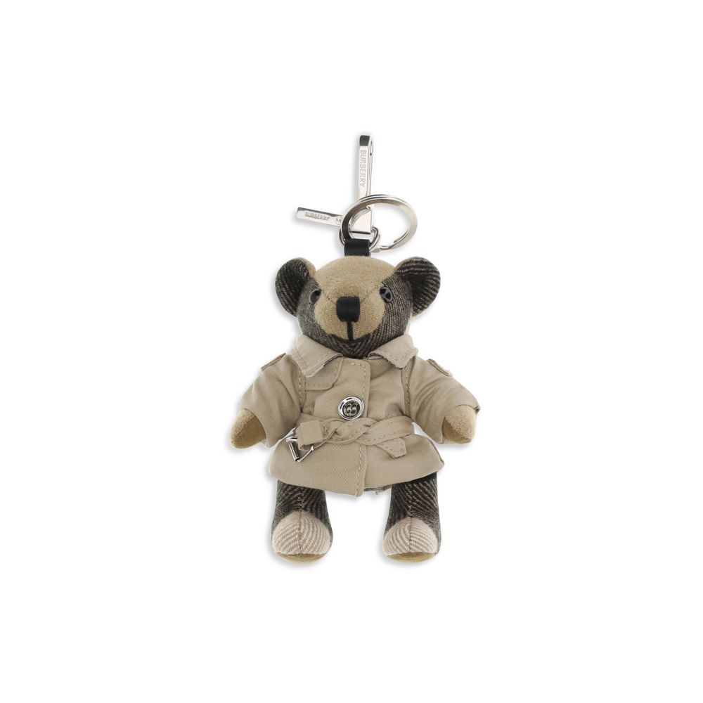 Burberry Beige Cashmere Keychain